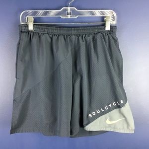 Soul Cycle Nike Dri-Fit Thunder Blue Mens L 7” Flex Running Shorts